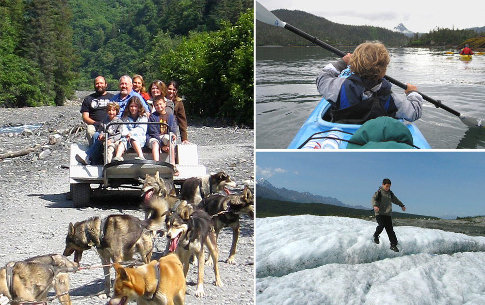 נסיה במזחלת כלבים, הליכה על קרחון ושיט אלו חלק מהדברים שכדאי לעשות באלסקה